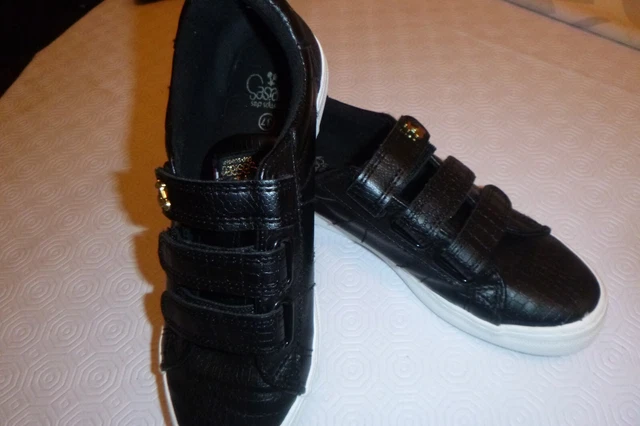 BASKET SNICKERS NOIRE Brillante Strass Neuve P 37 EUR 18 00